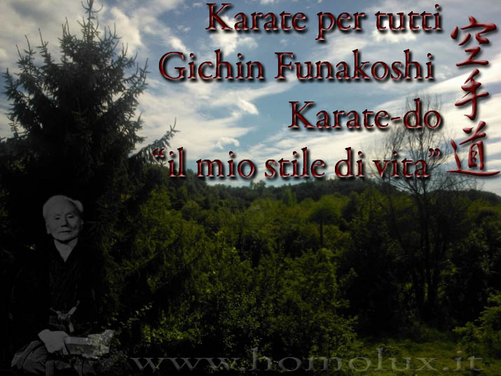 karate per tutti gichin funakoshi